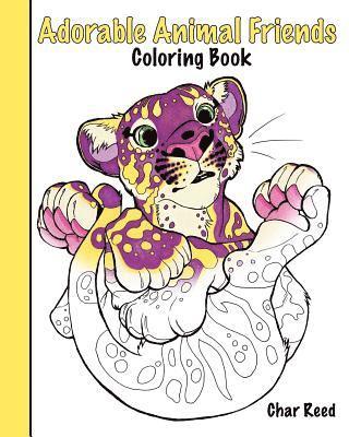 bokomslag Adorable Animal Friends Coloring Book