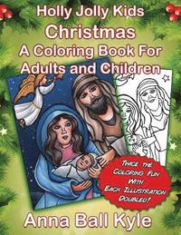 bokomslag HollyJolly Kids CHRISTMAS: A Coloring Book For Adults and Children