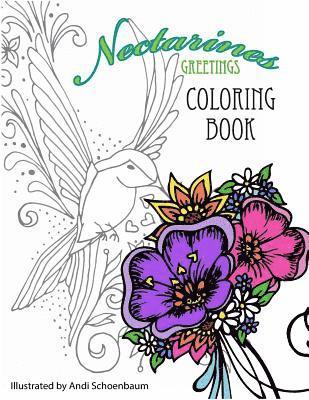 bokomslag Nectarines Greetings Coloring Book for All Ages