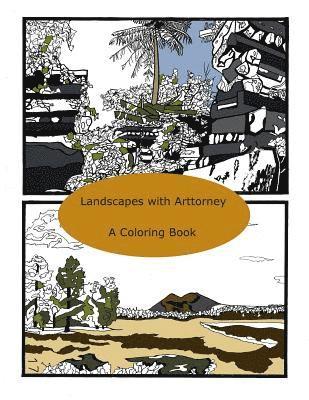 Landscapes With Arttorney: A Coloring Book 1