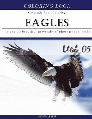 Banana Leaves - Eagles: Bird Gray Scale Photo Adult Coloring Book, Mind Relaxation Stress Relief Coloring Book Vol5: Series of coloring book f, Häftad
