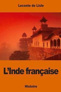bokomslag L'Inde française