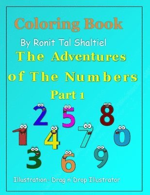 bokomslag Coloring Book - The adventures of the numbers