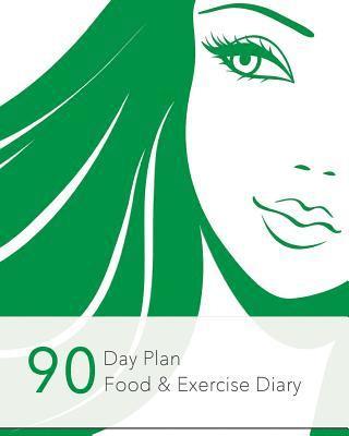 bokomslag 90 Day Plan, Food & Exercise Diary: The Body Plan Plus, B&W Version