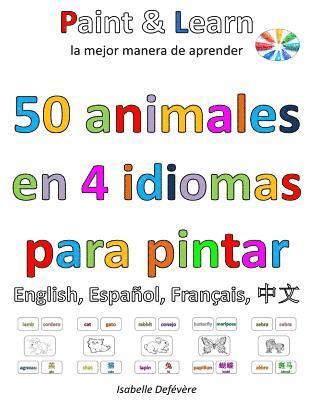 50 animales en 4 idiomas: inglés, español, francés, chino 1