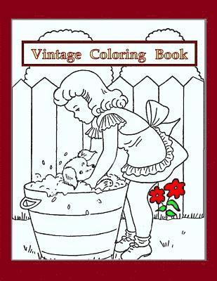bokomslag Vintage Coloring Book: Vintage drawings from 1944