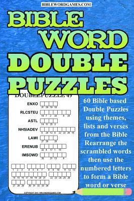 Bible Word Double Puzzles Vol.1: 60 Bible themed scrambled word and Bible verses puzzles 1