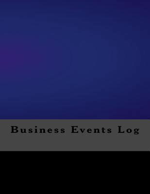 bokomslag Business Events Log
