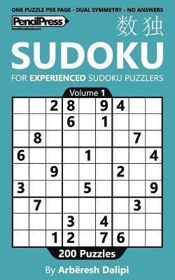 bokomslag Sudoku Book for Experienced puzzlers, with 200 puzzles, good designed and withou