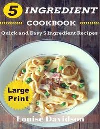 bokomslag 5 Ingredient Cookbook ***Large Print Edition***