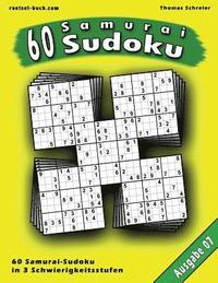 bokomslag 60 Samurai-Sudoku, Ausgabe 07: 60 gemischte Samurai-Sudoku, Ausgabe 07