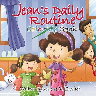 Jean's Daily Routine Coloring Book 1