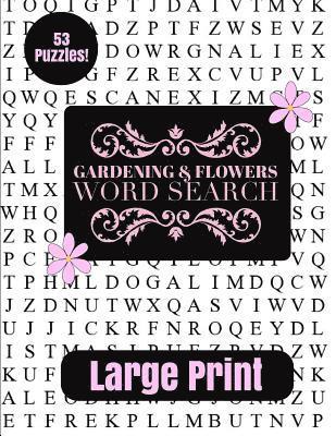 Gardening & Flowers Large Print Word Search 1