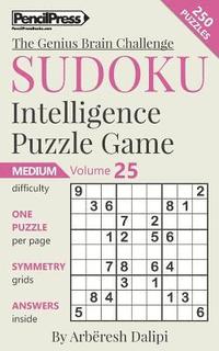bokomslag Sudoku Puzzle Books Volume 25. Medium. Sudoku Intelligence Puzzle Game