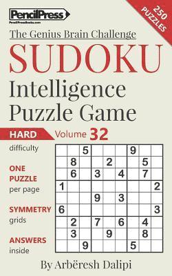 bokomslag Sudoku Puzzle Books Volume 32. Hard. Sudoku Intelligence Puzzle Game