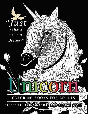 bokomslag Unicorn Coloring Books for Adults: featuring various Unicorn designs filled with stress relieving patterns. (Horses Coloring Books for Adults)