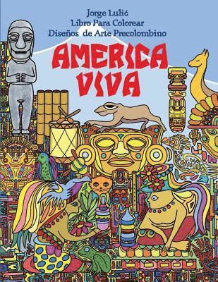 America Viva Libro Para Colorear de Arte Precolombino 1
