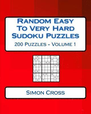 Simon Cross - Random Easy To Very Hard Sudoku Puzzles, Häftad