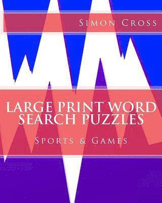 bokomslag Large Print Word Search Puzzles Sports & Games