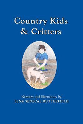 Country Kids & Critters: Black & White illustrations 1