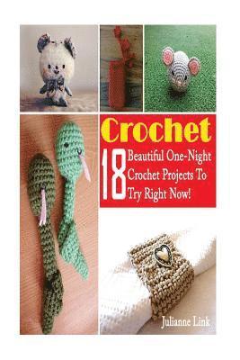 Crochet: 18 Beautiful One-Night Crochet Projects To Try Right Now!: (Crochet Accessories, Crochet Patterns, Crochet Books, Easy 1