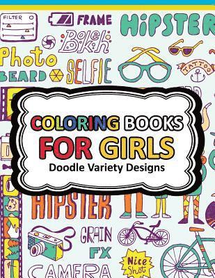 bokomslag Coloring Book for Girls Doodle Cutes: The Really Best Relaxing Colouring Book For Girls 2017 (Cute, Animal, Dog, Cat, Elephant, Rabbit, Owls, Bears, K