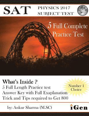 SAT Physics Practice-Test: SAT Physics Subject test (5 Full Practice Test) 1