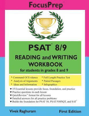 bokomslag PSAT 8/9 READING and WRITING Workbook: for students in grades 8 and 9