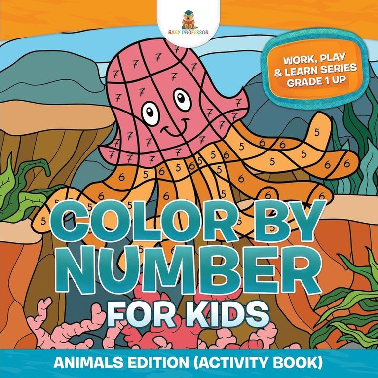 Baby Professor, Baby - Color By Number For Kids, Häftad