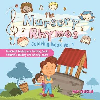 bokomslag Nursery Rhymes Coloring Book Vol I - Preschool Reading and Writing Books Children's Reading and Writing Books