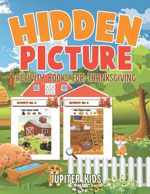 bokomslag Hidden Picture Activity Books for Thanksgiving