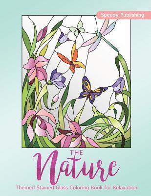 The Nature-Themed Stained Glass Coloring Book for Relaxation 1