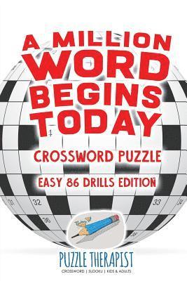 bokomslag Million Word Begins Today Crossword Puzzle Easy 86 Drills Edition