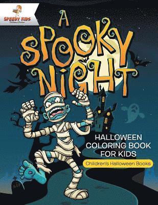 bokomslag Spooky Night - Halloween Coloring Book for Kids Children's Halloween Books