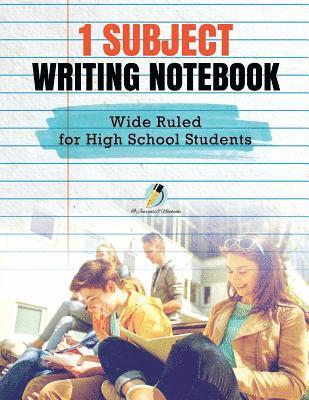 1 Subject Writing Notebook Wide Ruled for High School Students 1