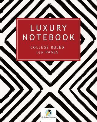 bokomslag Luxury Notebook College Ruled 150 Pages