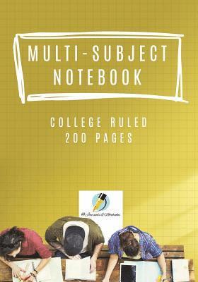 bokomslag Multi-Subject Notebook College Ruled 200 Pages