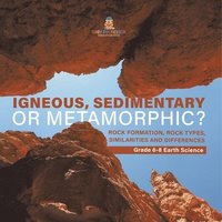 bokomslag Igneous, Sedimentary or Metamorphic? Rock Formation, Rock Types, Similarities and Differences Grade 6-8 Earth Science