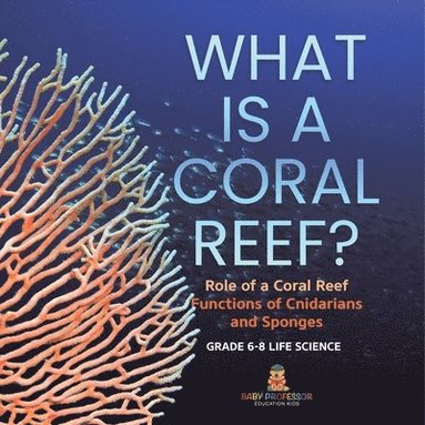 bokomslag What is a Coral Reef? Role of a Coral Reef Functions of Cnidarians and Sponges Grade 6-8 Life Science