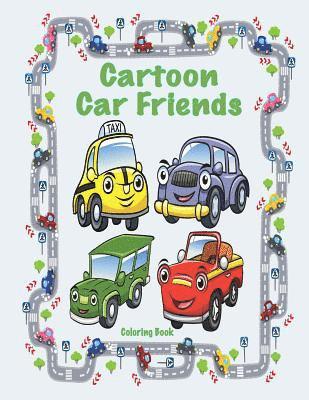bokomslag Cartoon Car Friends Coloring Book
