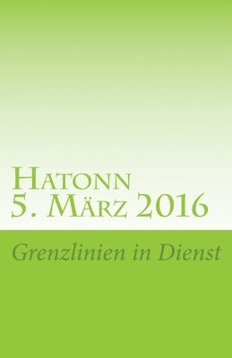 bokomslag Hatonn (5. März 2016)