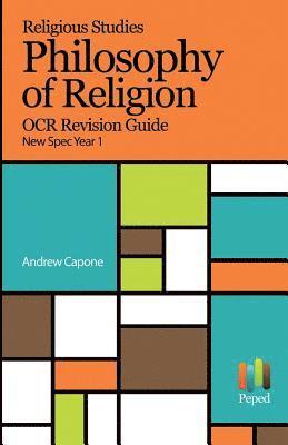 Andrew Capone - Religious Studies Philosophy of Religion OCR Revision Guide New Spec Year 1, Häftad