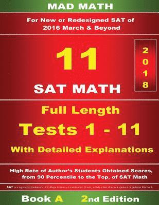 bokomslag Book A Redesigned SAT Math Tests 1-11