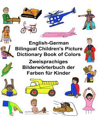 English-German Bilingual Children's Picture Dictionary Book of Colors Zweisprachiges Bilderwörterbuch der Farben für Kinder 1