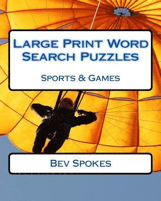 bokomslag Large Print Word Search Puzzles Sports & Games