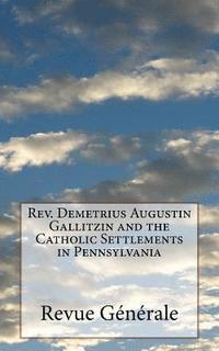 bokomslag Rev. Demetrius Augustin Gallitzin and the Catholic Settlements in Pennsylvania