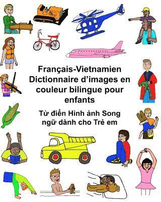 bokomslag Français-Vietnamien Dictionnaire d'images en couleur bilingue pour enfants