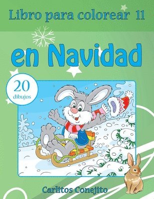 bokomslag Libro para colorear en Navidad: 20 dibujos