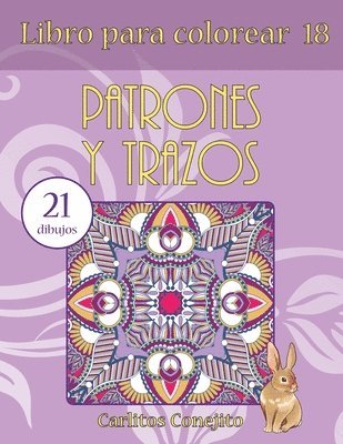 bokomslag Libro para colorear Patrones y Trazos: 21 dibujos