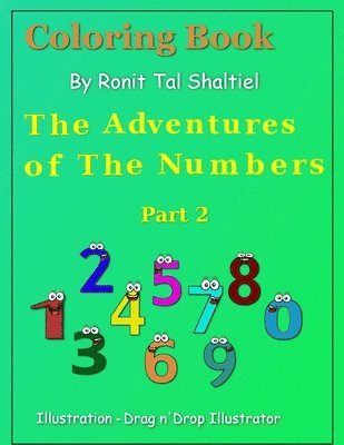 Coloring book - The adventures of the numbers 1